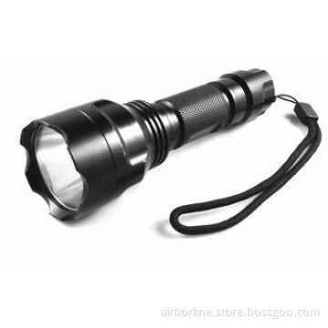High Power Police LED Rechargeable Flashlight Torch JW00118